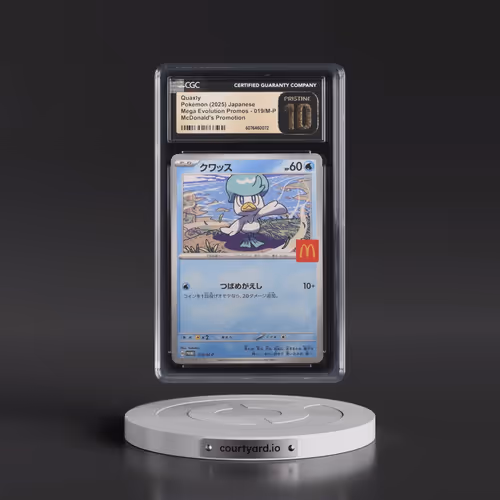 2025 Mega Evolution Promos #019/M-P Quaxly - McDonald's Promotion (CGC 10 PRISTINE)