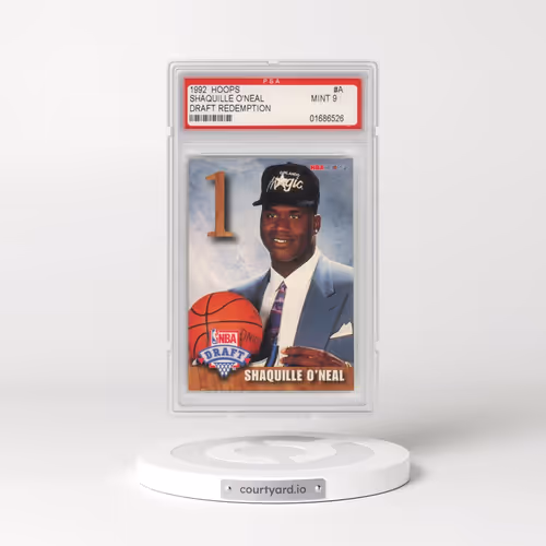 1992 Hoops Draft Redemption #A Shaquille O'Neal (PSA 9 MINT)