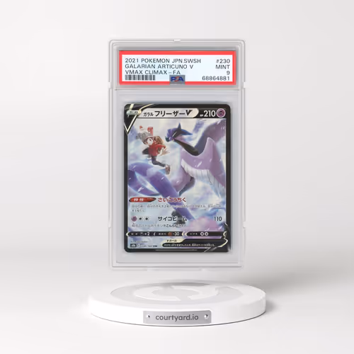 2021 Pokémon Sword & Shield Vmax Climax #230 Galarian Articuno V - Holo Full Art (PSA 9 MINT)