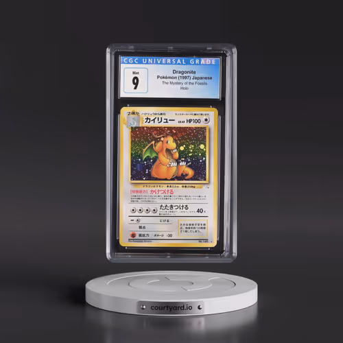 1997 The Mystery of the Fossils Dragonite - Holo (CGC 9 MINT)