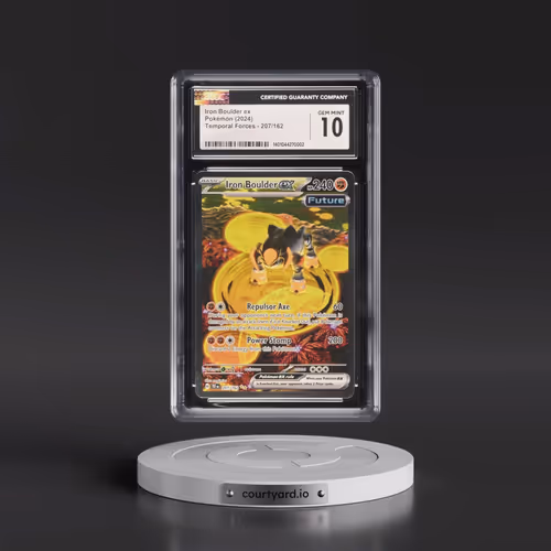 2023 Temporal Forces - TEF EN #207/162 Iron Boulder ex - Special Illustration Rare (CGC 10 GEM MINT)