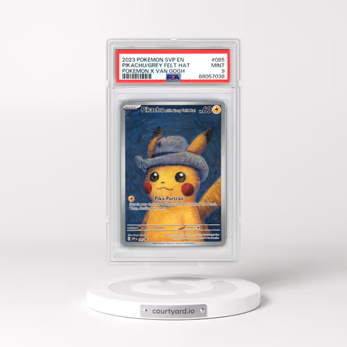 2023 Pokémon Svp EN-SV Black Star Promo #085 Pikachu With Grey Felt Hat - Pokemon X Van Gogh (PSA 9 MINT)