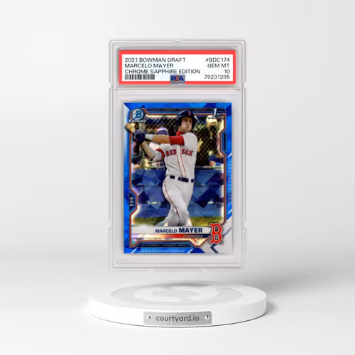 2021 Bowman Draft Chrome Sapphire Edition #BDC174 Marcelo Mayer (PSA 10 GEM MINT)