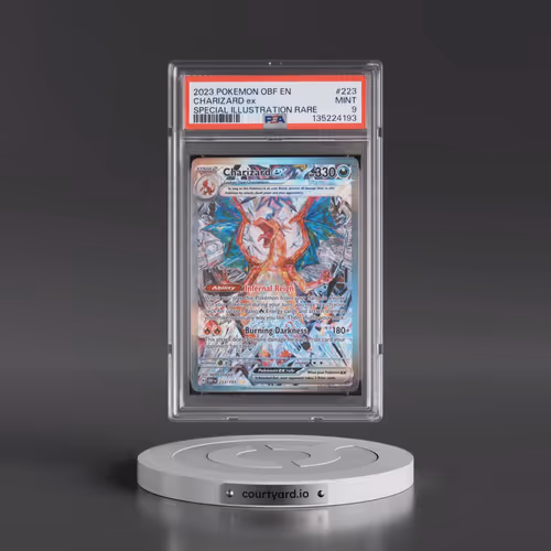 2023 Pokémon Obf EN-Obsidian Flames #223 Charizard EX - Holo Special Illustration Rare (PSA 9 MINT)