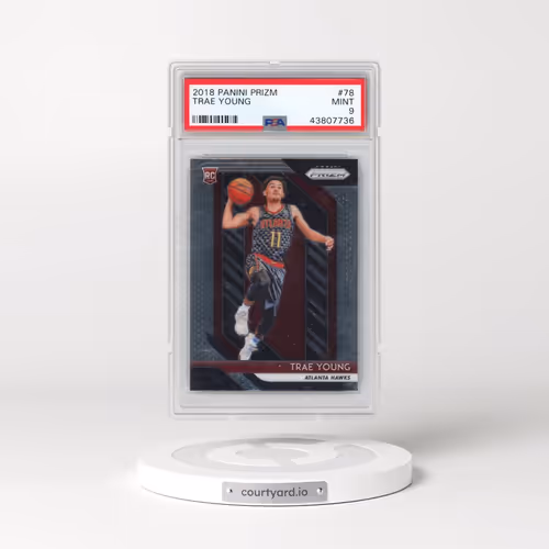 2018 Panini Prizm #78 Trae Young (PSA 9 MINT)
