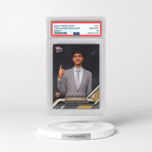 2024 Topps Now Draft #D1 Zaccharie Risacher (PSA 10 GEM MINT)