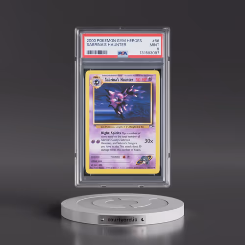 2000 Pokémon Gym Heroes #58 Sabrina's Haunter (PSA 9 MINT)