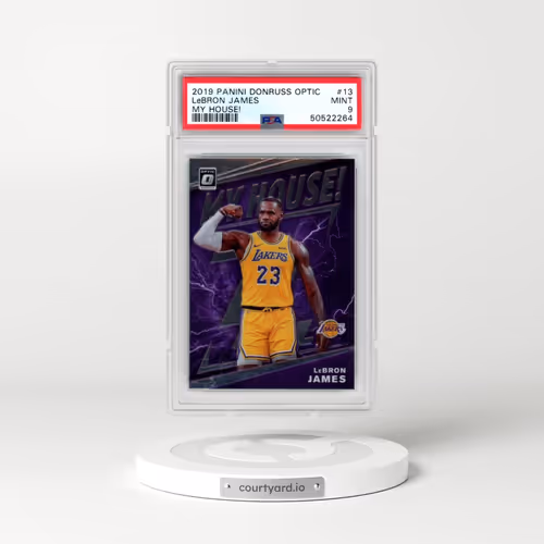 2019 Panini Donruss Optic My House! #13 LeBron James (PSA 9 MINT)