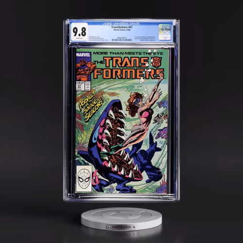 Transformers #47 CGC 9.8 White Pages (Marvel Comics, 12/88) - Universal