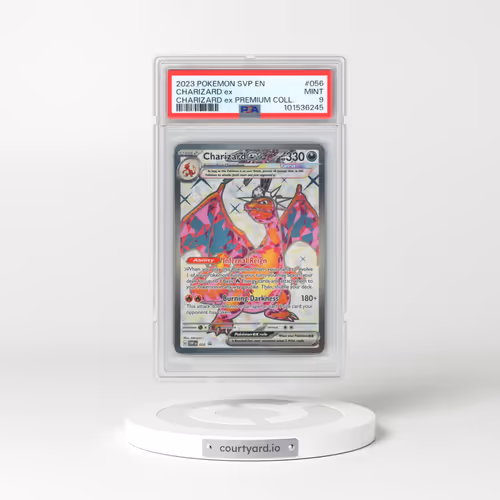 2023 Pokémon Svp EN-SV Black Star Promo #056 Charizard EX - Holo Charizard EX Premium Collection (PSA 9 MINT)