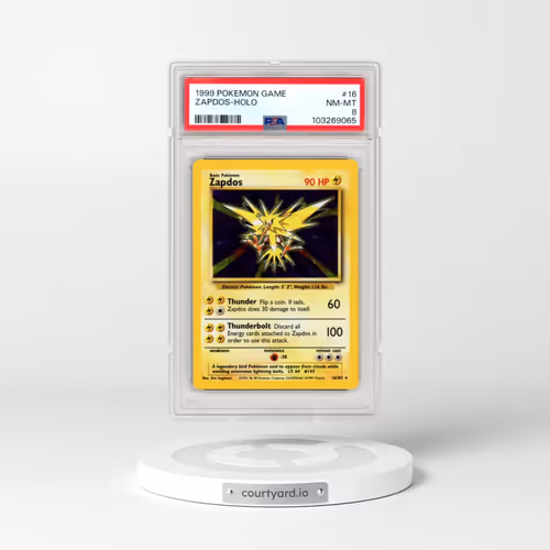 1999 Pokémon Game #16 Zapdos - Holo (PSA 8 NM-MT)