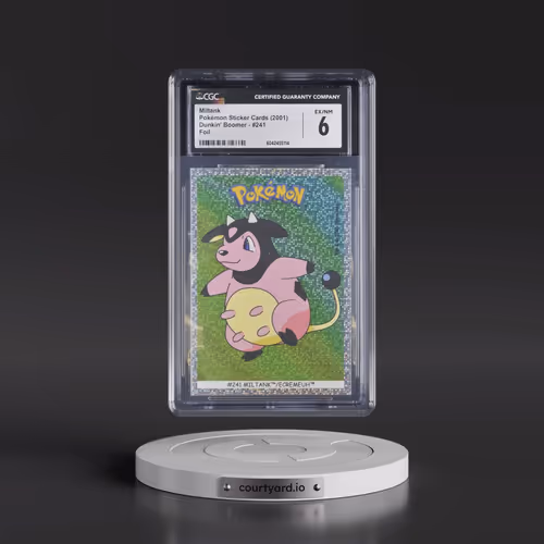1999 Pokémon Sticker Cards (Dunkin' Boomer) - English #241 Miltank - Foil (CGC 6 EX-NM)