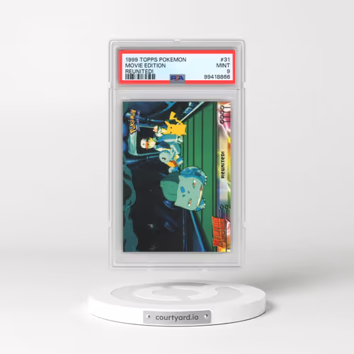 1999 Topps Pokémon the Movie Edt #31 Movie Edition - Reunited! (PSA 9 MINT)