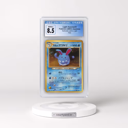 2001 Darkness, and to Light Light Azumarill - Holo (CGC 8.5 NM-MT+)