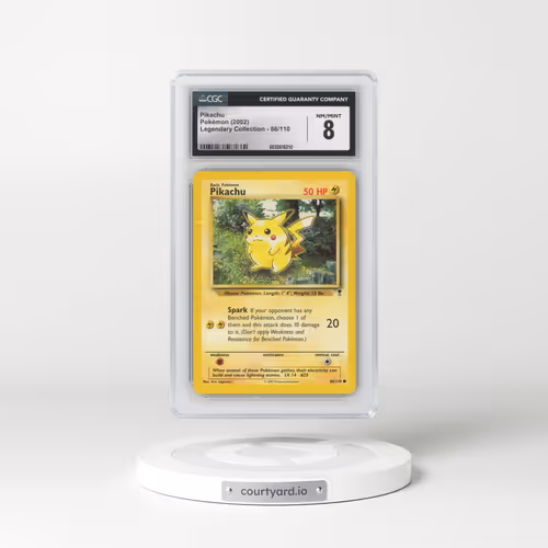2002 Legendary Collection #86/110 Pikachu (CGC 8 NM-MT)