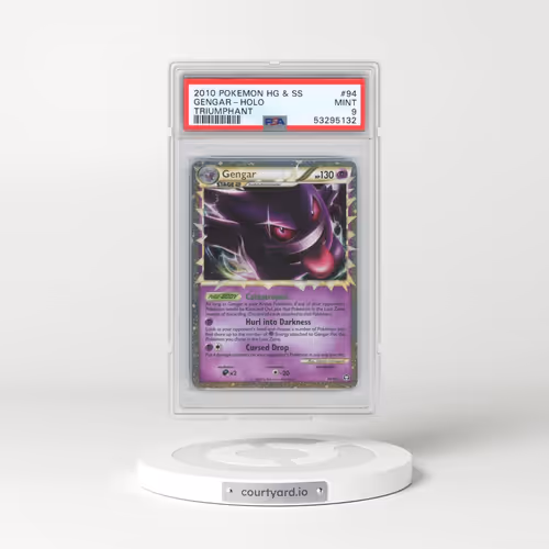 2010 Pokémon Heartgold & Soulsilver Triumphant #94 Gengar - Holo (PSA 9 MINT)