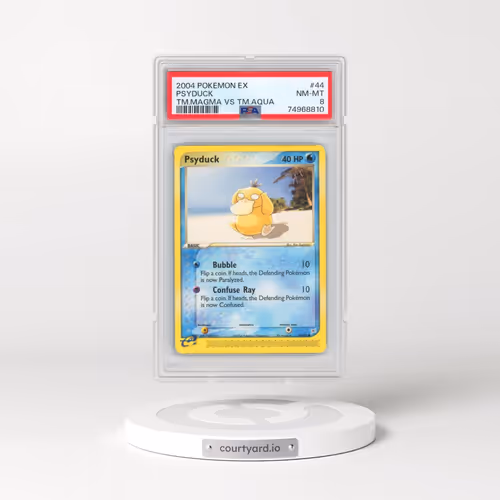 2004 Pokémon EX Team Magma VS Team Aqua #44 Psyduck (PSA 8 NM-MT)
