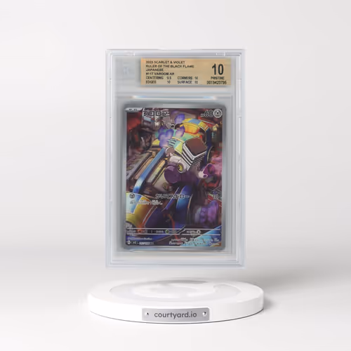 2023 Pokémon SV3-Ruler of the Black Flame #117 Varoom - Art Rare (BGS 10 PRISTINE)