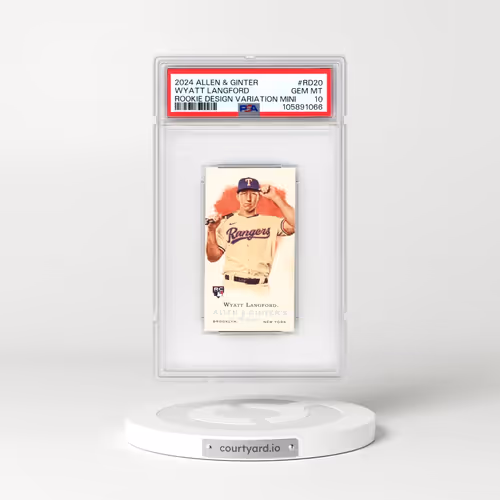 2024 Topps Allen & Ginter Rookie Design Variations Mini #RD20 Wyatt Langford (PSA 10 GEM MINT)