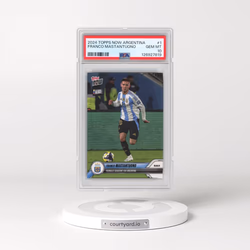 2024 Topps Now Argentina #1 Franco Mastantuono (PSA 10 GEM MINT)
