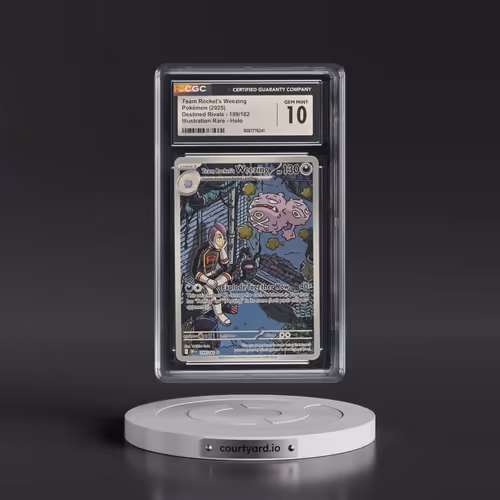 2025 Destined Rivals - DRI EN #199/182 Team Rocket's Weezing - Illustration Rare Holo (CGC 10 GEM MI