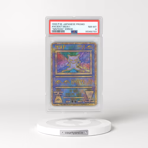 1998-99 Pokémon Pokemon Japanese Promo Ancient Mew I - "Nintedo" Error (PSA 8 NM-MT)