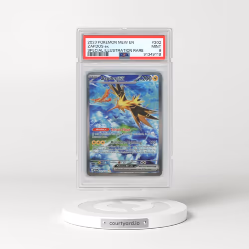 2023 Pokémon Mew EN-151 #202 Zapdos EX - Holo Special Illustration Rare (PSA 9 MINT)