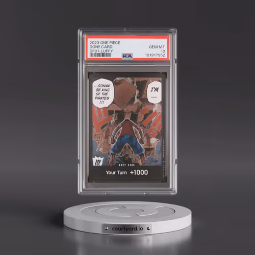 2023 One Piece Goods-Devil Fruits Collection Vol.1 Don!! Card - Luffy (PSA 10 GEM MINT)