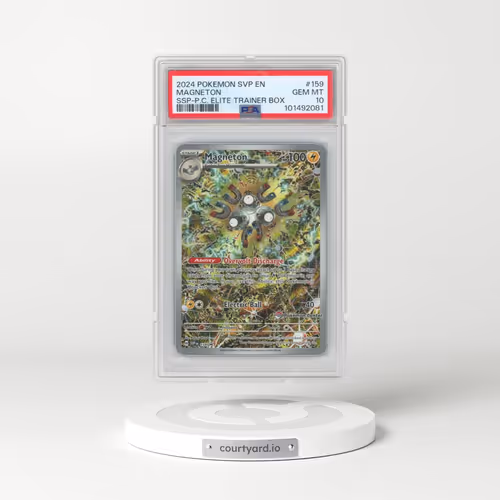 2024 Pokémon Svp EN-SV Black Star Promo #159 Magneton - Surging Sparks Pokemon Center Elite Trainer