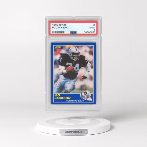 1989 Score #2 Bo Jackson (PSA 9 MINT)