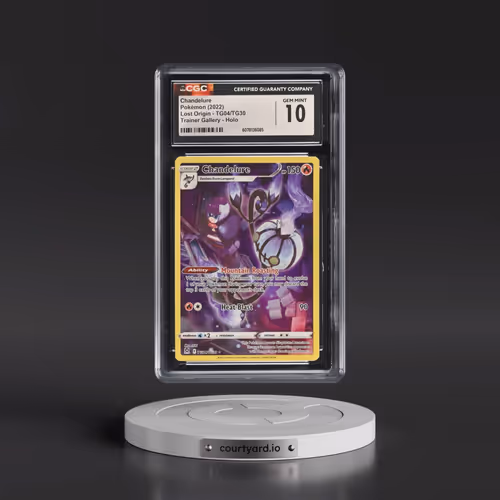 2022 Lost Origin #TG04/TG30 Chandelure - Trainer Gallery Holo (CGC 10 GEM MINT)