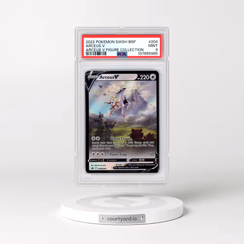 2022 Pokémon Swsh Black Star Promo #204 Arceus V - Holo Arceus V Figure Collection (PSA 9 MINT)