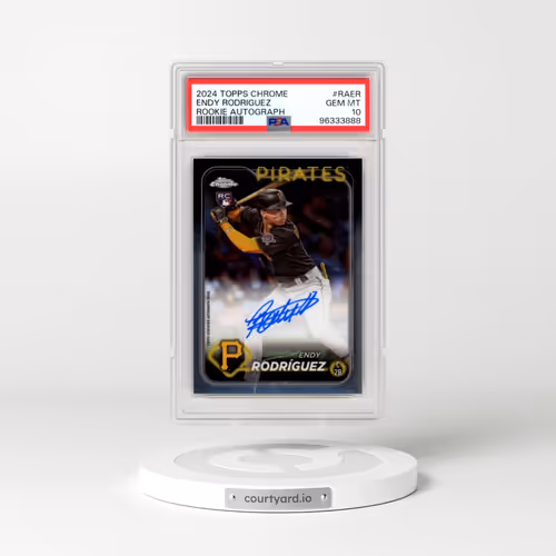 2024 Topps Chrome Rookie Autographs #RAER Endy Rodriguez (PSA 10 GEM MINT)