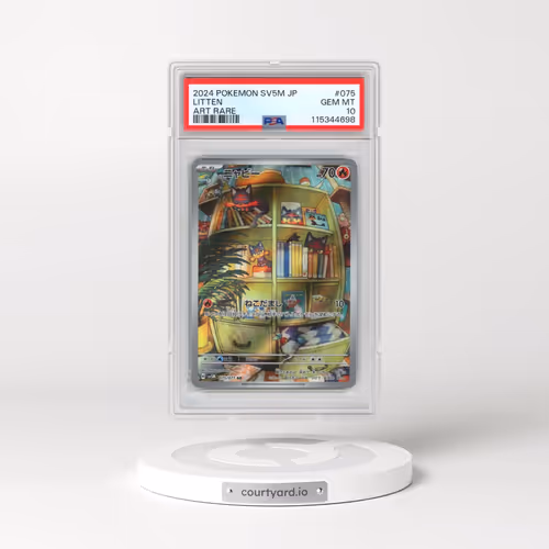 2024 Pokémon Sv5m-Cyber Judge #075 Litten - Art Rare (PSA 10 GEM MINT)