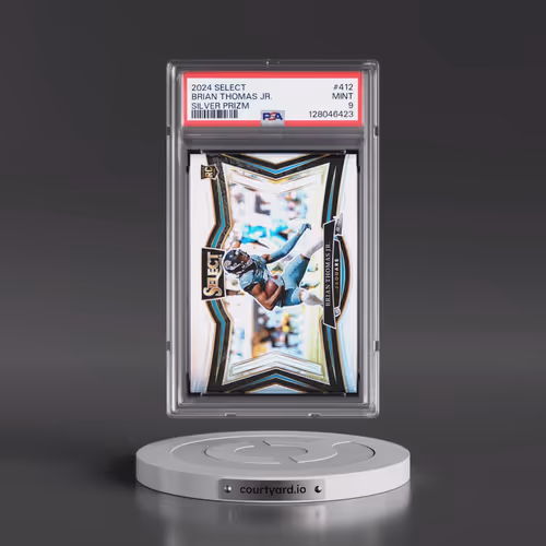 2024 Panini Select #412 Brian Thomas Jr. - Silver Prizm (PSA 9 MINT)