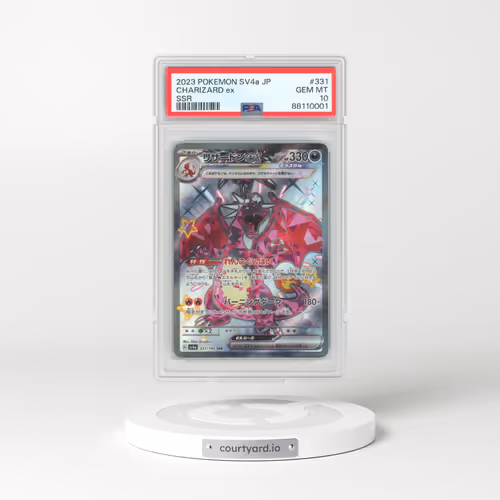 2023 Pokémon Sv4a-Shiny Treasure EX #331 Charizard EX - Holo Ssr (PSA 10 GEM MINT)