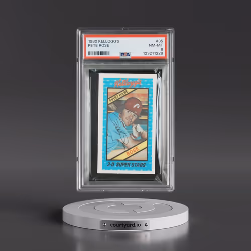 1980 Kellogg's #35 Pete Rose (PSA 8 NM-MT)