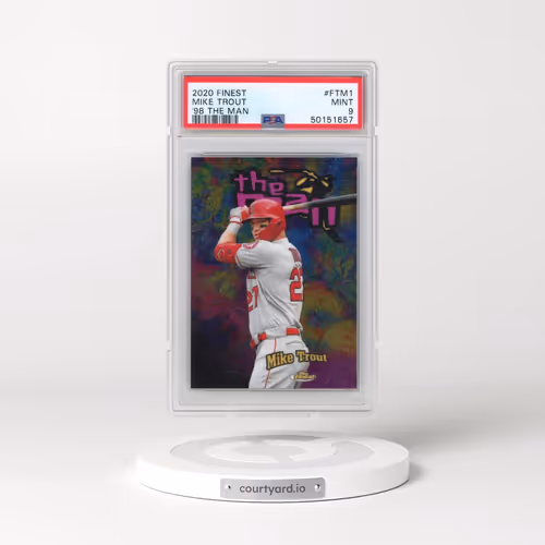2020 Finest 1998 the Man #FTM1 Mike Trout (PSA 9 MINT)