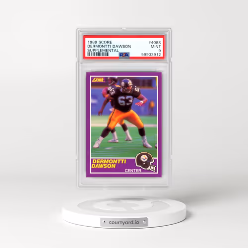 1989 Score Supplemental #408S Dermontti Dawson (PSA 9 MINT)