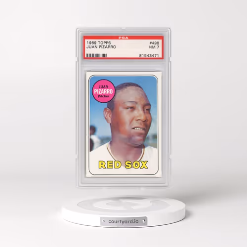 1969 Topps #498 Juan Pizarro (PSA 7 NM)