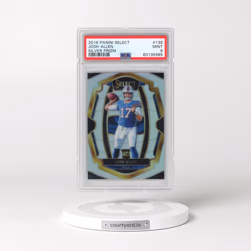 2018 Panini Select #139 Josh Allen - Silver Prizm (PSA 9 MINT)