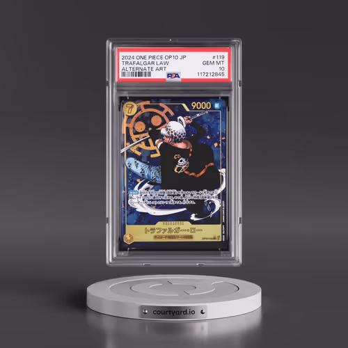 2024 One Piece Japanese OP10-Royal Blood #119 Trafalgar Law - Alternate Art (PSA 10 GEM MINT)