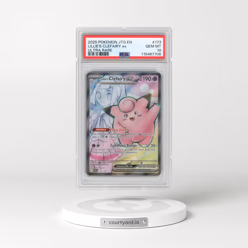 2025 Pokémon Jtg EN-Journey Together #173 Lillie's Clefairy EX - Holo Ultra Rare (PSA 10 GEM MINT)