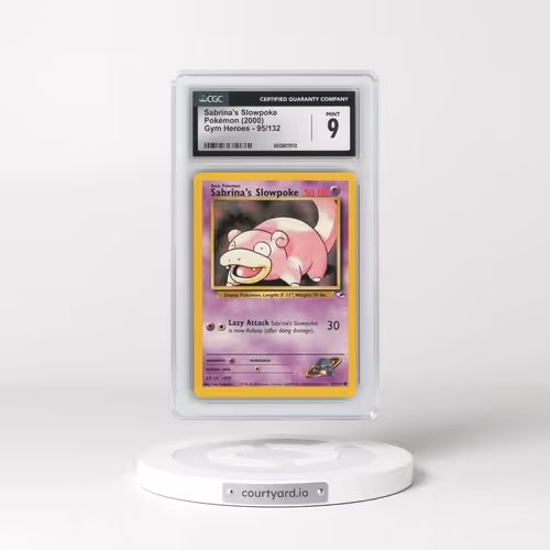 2000 Gym Heroes #95/132 Sabrina's Slowpoke (CGC 9 MINT)