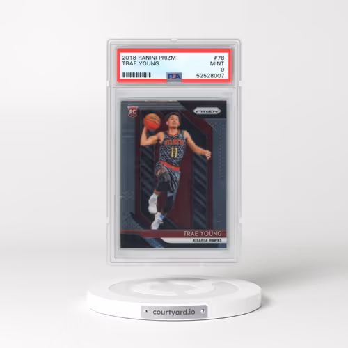 2018 Panini Prizm #78 Trae Young (PSA 9 MINT)