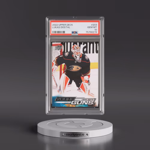 2022 Upper Deck #203 Lukas Dostal (PSA 10 GEM MINT)
