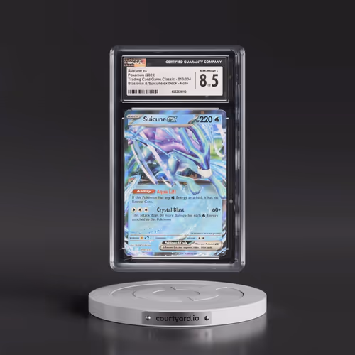 2023 Pokémon Clb-Trading Card Game Classic Blastoise & Suicune EX Deck #010 Suicune EX - Holo (CGC 8