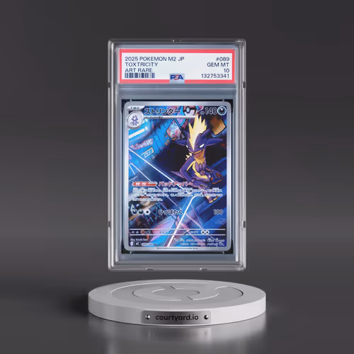 2025 Pokémon M2-Inferno X #089 Toxtricity - Art Rare (PSA 10 GEM MINT)