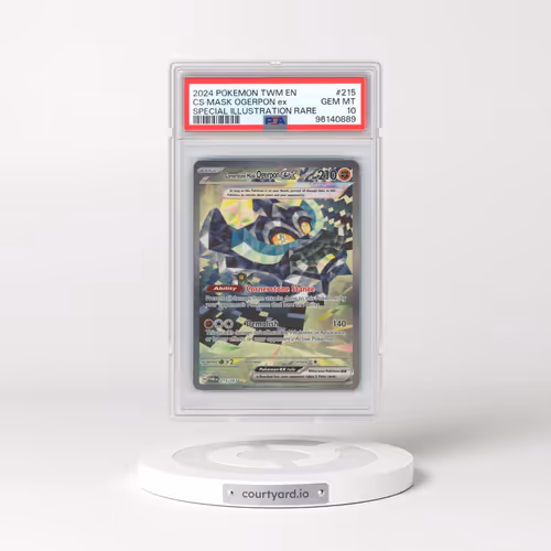 2024 Pokémon Twm EN-Twilight Masquerade #215 Cornerstone Mask Ogerpon EX - Holo Special Illustration