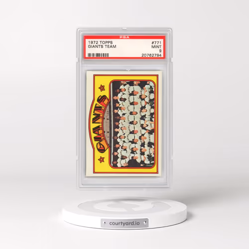 1972 Topps #771 Giants Team (PSA 9 MINT)